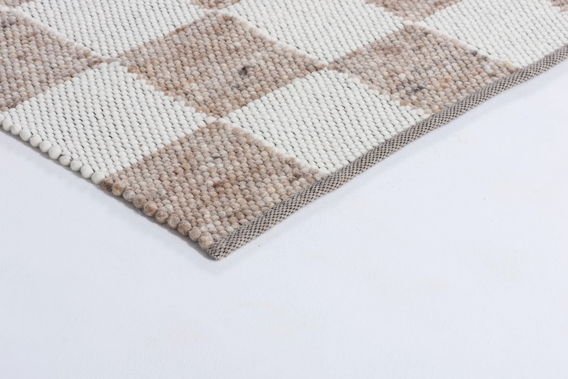 Gotland Design 地毯 特别版, 浅棕白2412号_70x140cm Tisca