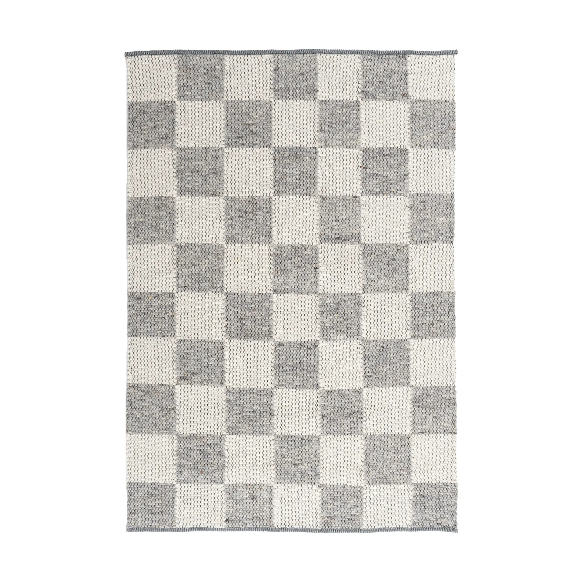 Gotland Design 地毯 特别版本, 银色-白色 no. 2418, 70x140 cm Tisca