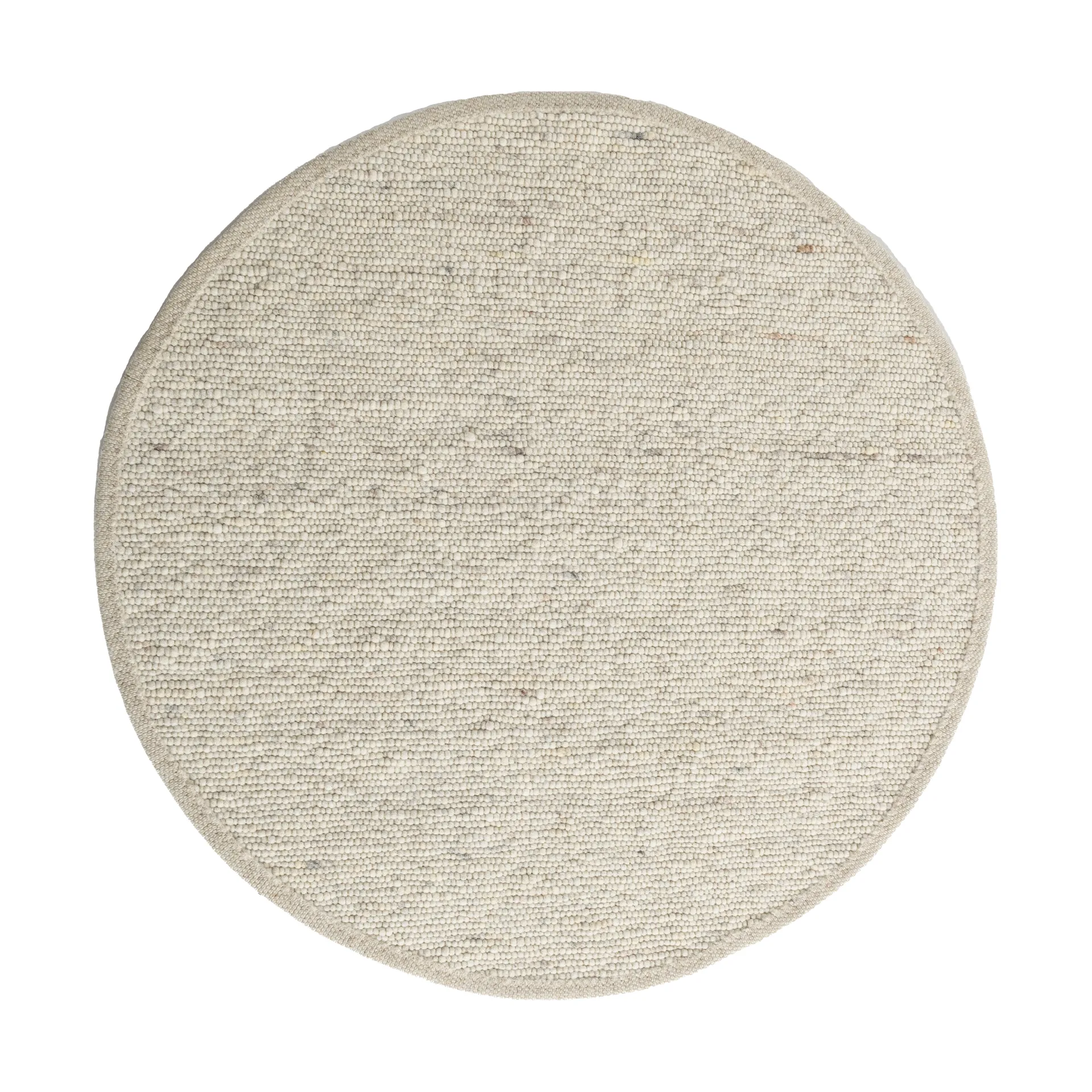 Sierrafil 圆形地毯, 原色/自然色 白色 no. 11, Ø170 cm Tisca