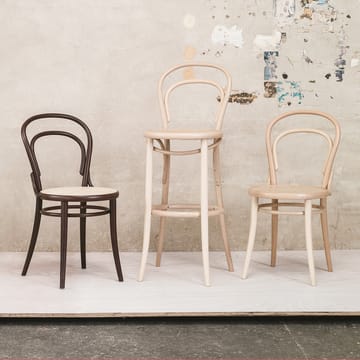 TON 14号椅 19世纪的工业设计经典 - 咖啡色 B4-New rattan seat - TON