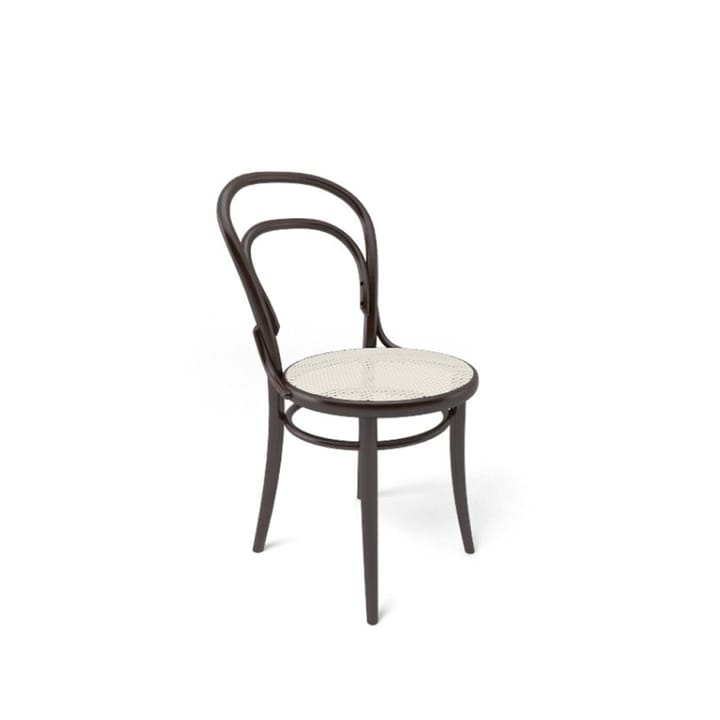 TON 14号椅 19世纪的工业设计经典 - 咖啡色 B4-New rattan seat - TON