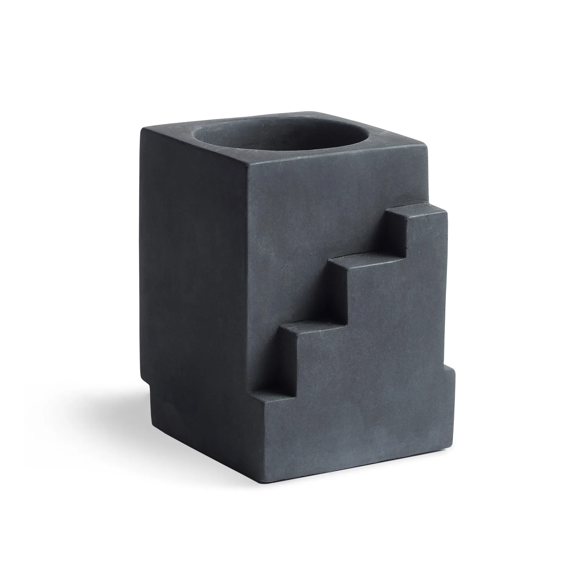 Max 1 concrete flower pot, 石墨 Tove Adman