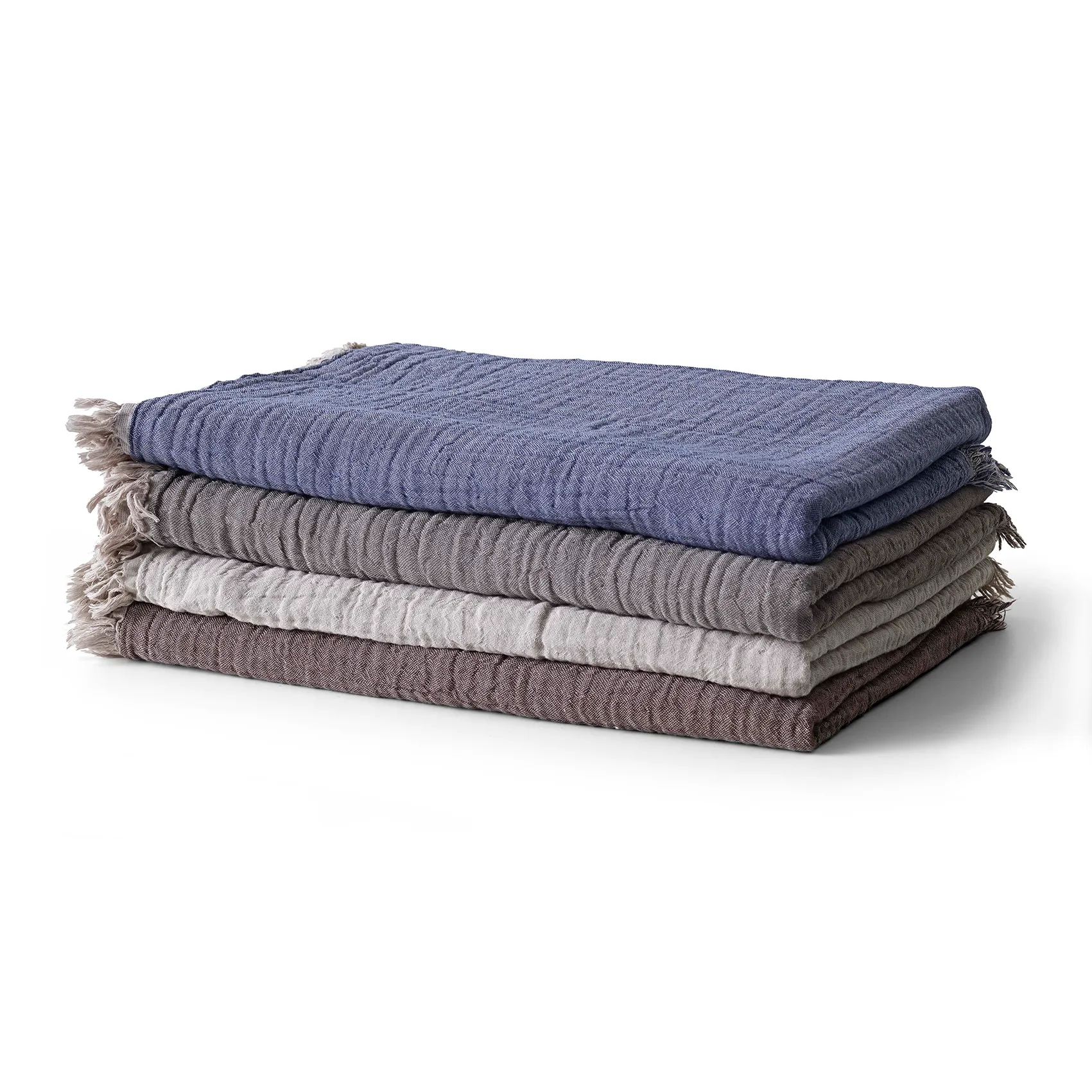 Collect 纯棉毯/薄毯/沙发毯 SC33 260x260 cm, 奶油色 & 米色  &Tradition