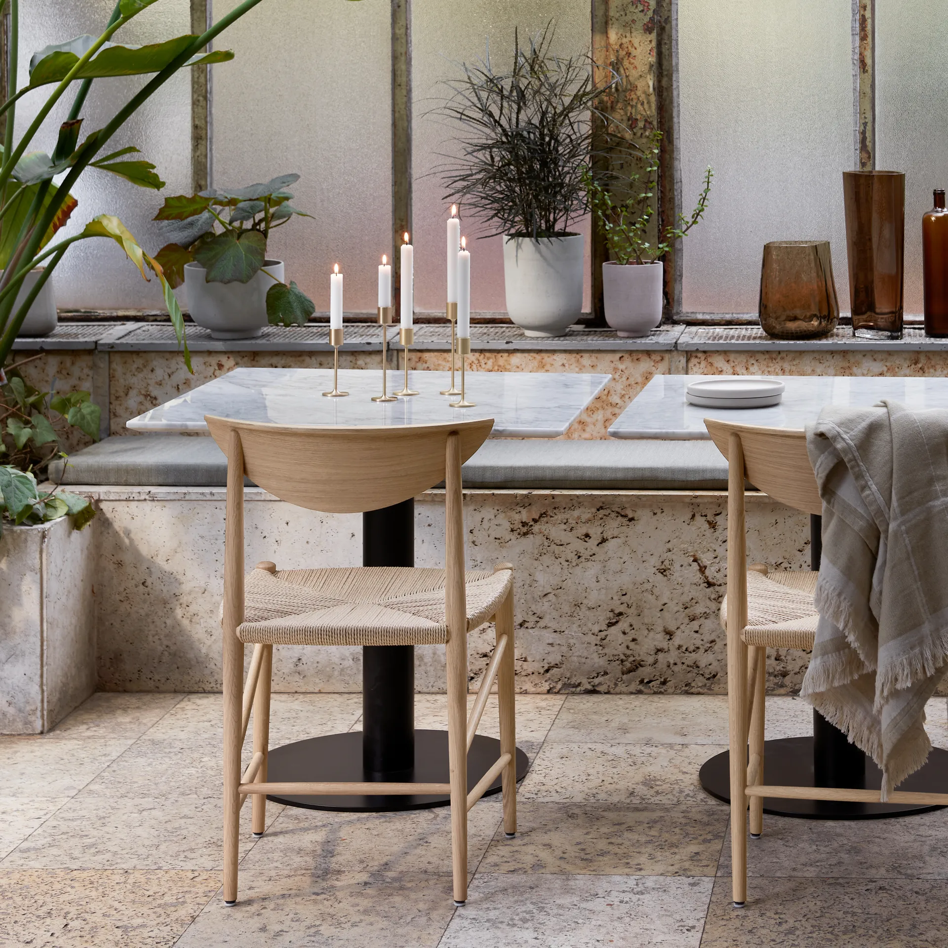 Collect SC57 烛台/装饰摆件, 黄铜色 &Tradition