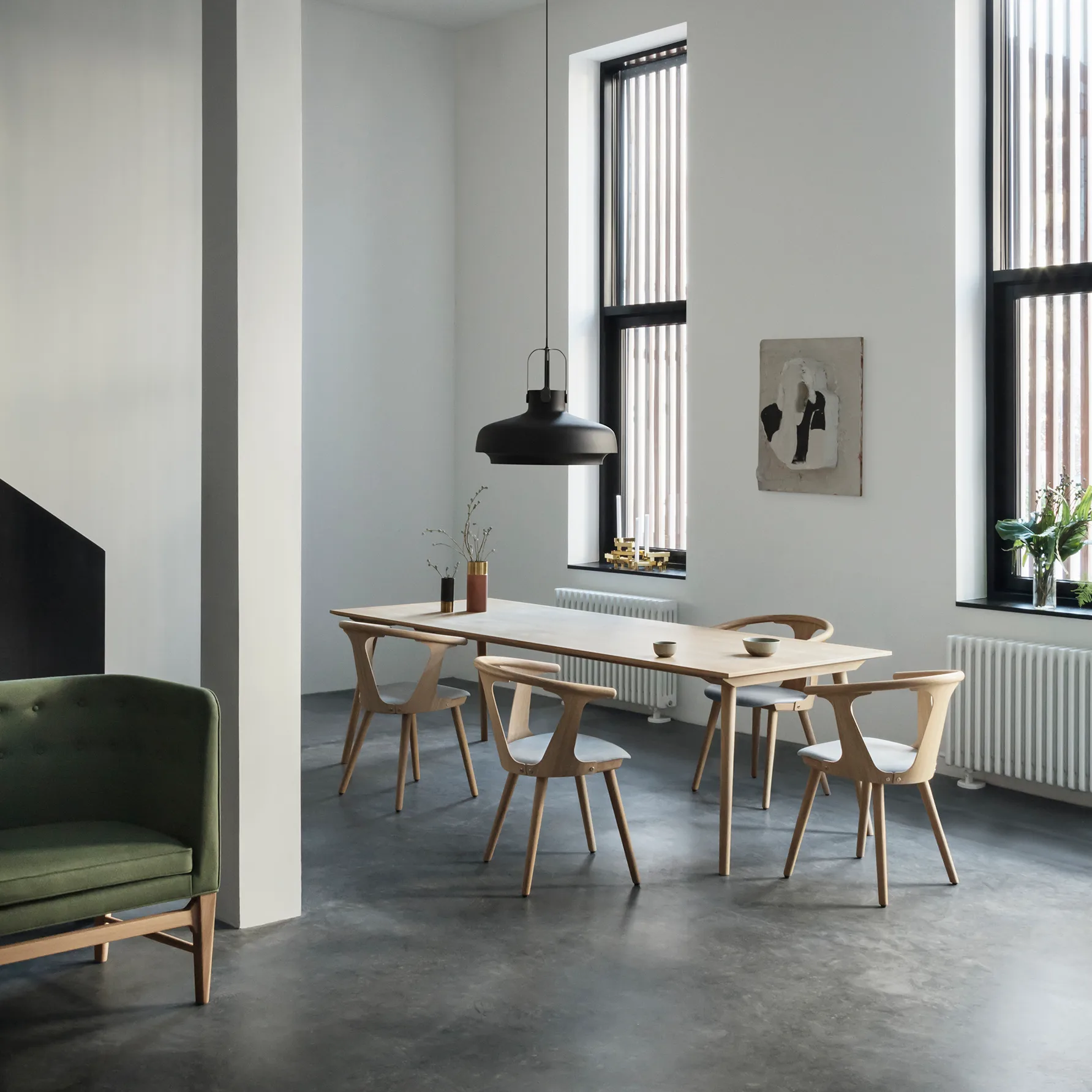 Copenhagen 哥本哈根吊灯 SC8, 哑光黑 &Tradition