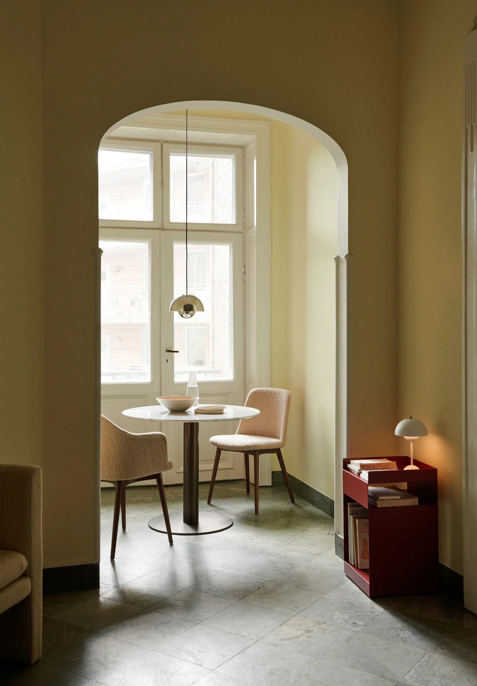 FlowerPot VP1 花苞灯/吊灯, 镀铬合金色 &Tradition