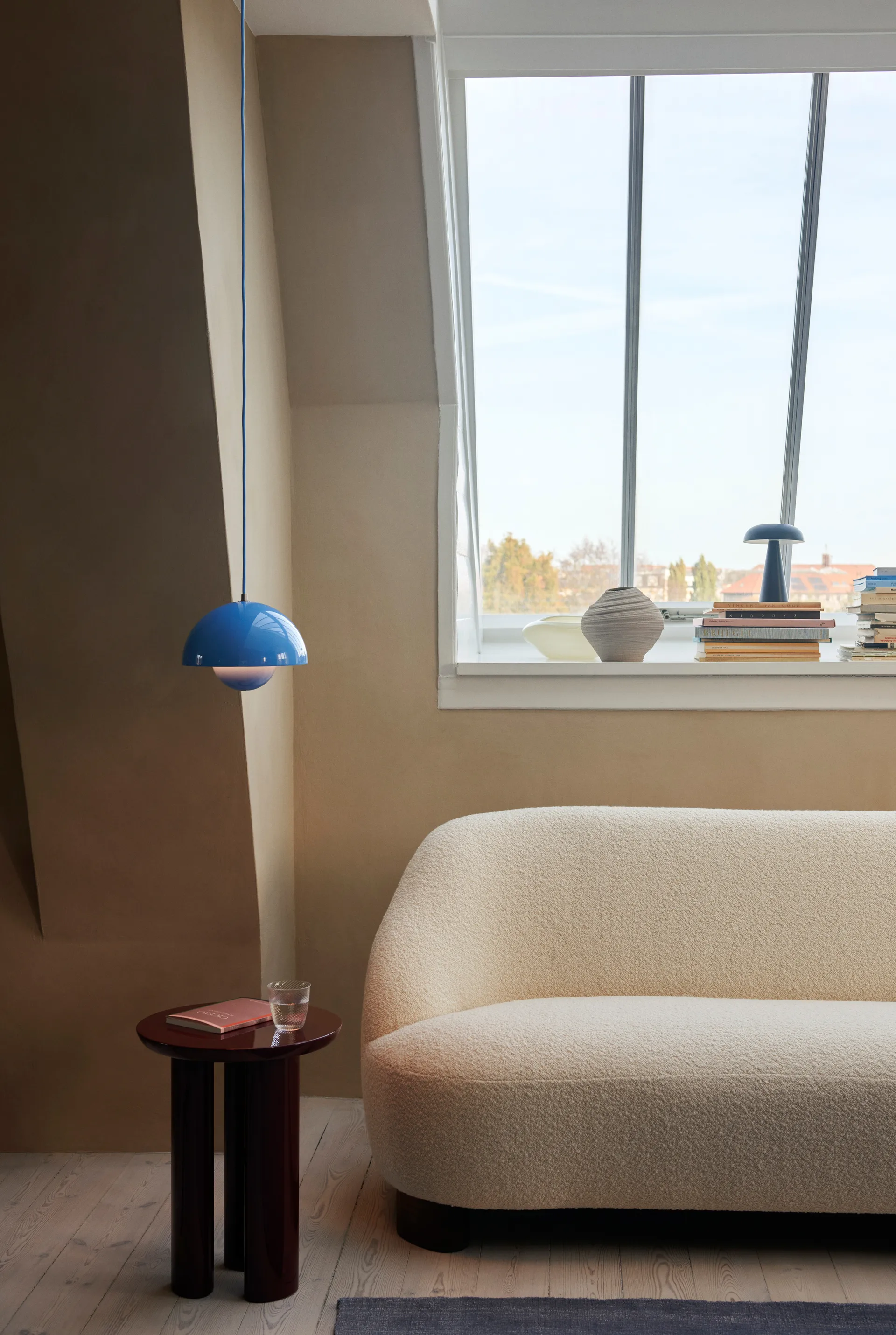 FlowerPot VP1 花苞灯/吊灯, 海蓝色 &Tradition