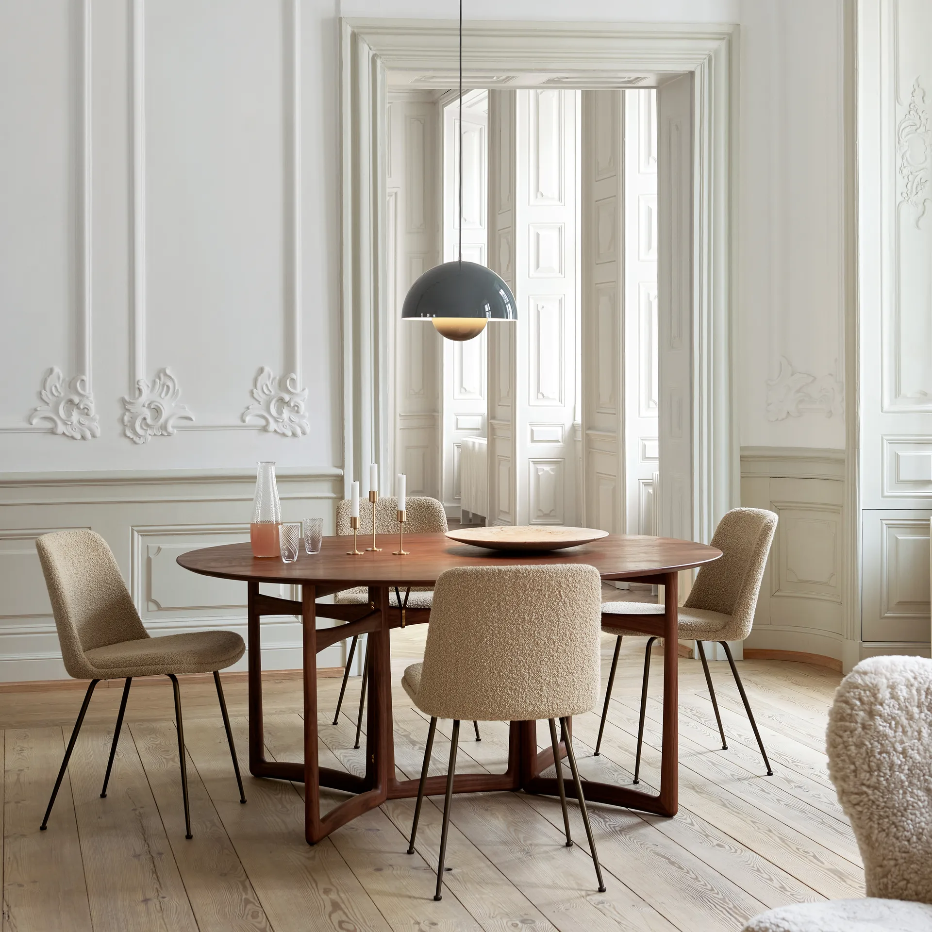 Flowerpot VP7 花苞灯/吊灯, 石灰蓝 &Tradition