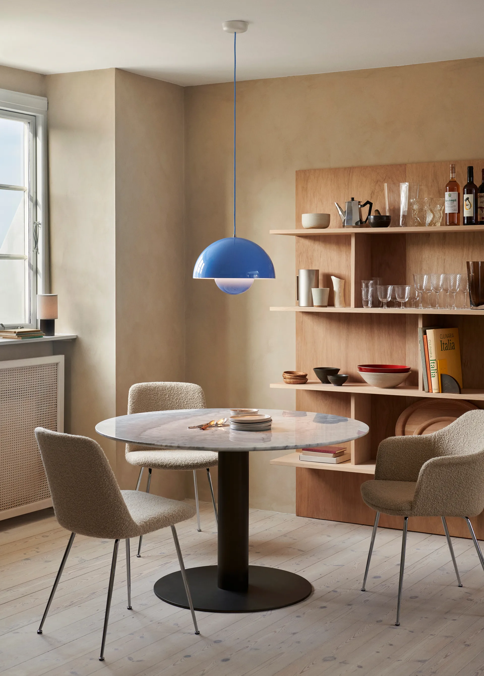 Flowerpot VP7 花苞灯/吊灯, 海蓝色 &Tradition