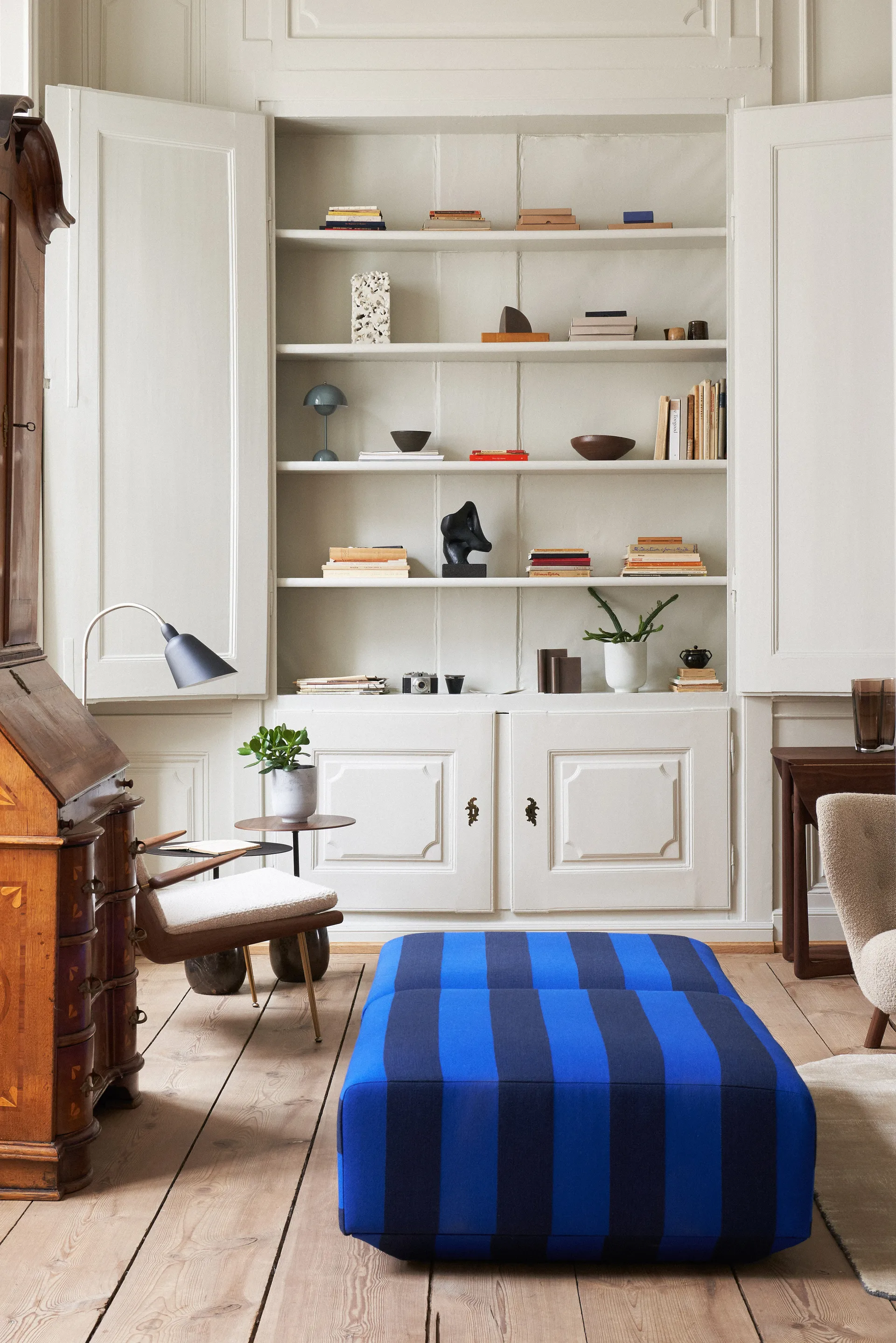 Flowerpot 便携台灯/床头灯 VP9, 石灰蓝 &Tradition