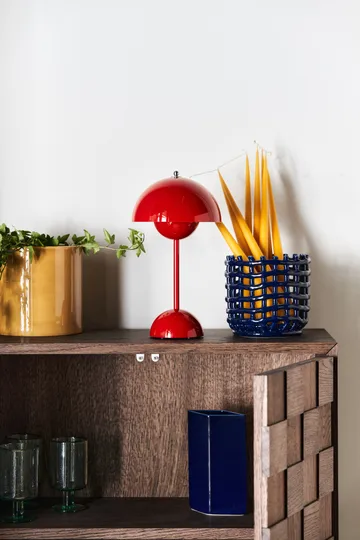 Flowerpot 便携台灯/床头灯 VP9 - 朱砂红 - &Tradition