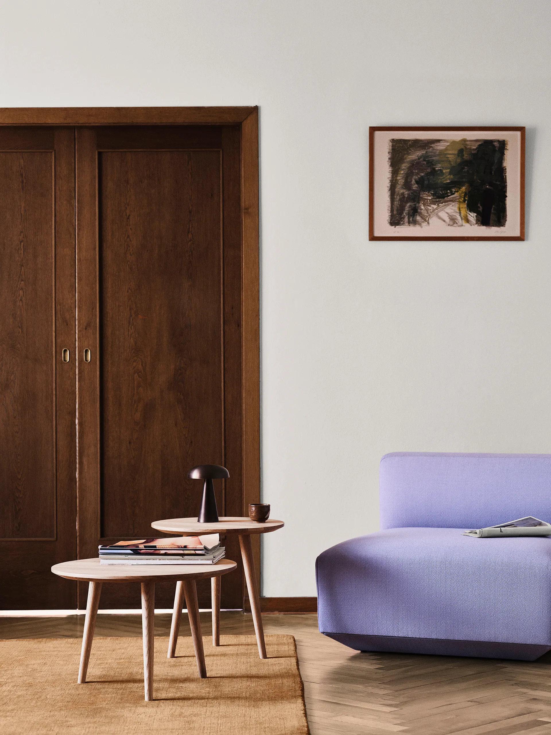 In Between 咖啡桌 SK14 Ø60 cm, Oiled 自然木色 &Tradition