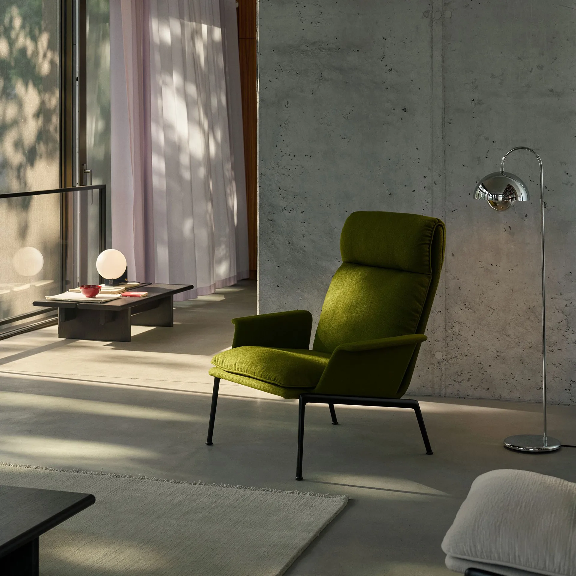 Ita OS3 咖啡桌 60x110 cm, Dark stained 自然木色 &Tradition