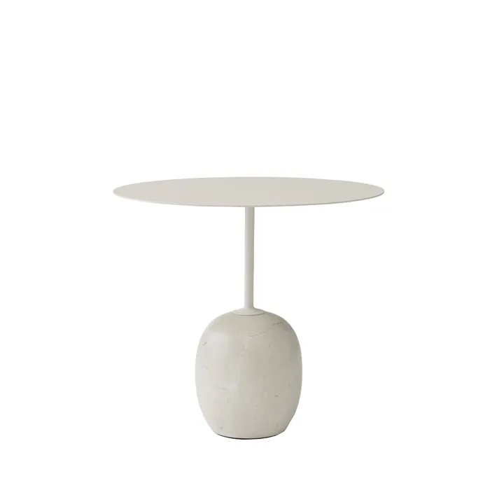 Lato LN9 小边桌 - 白色_crema diva marble - &Tradition