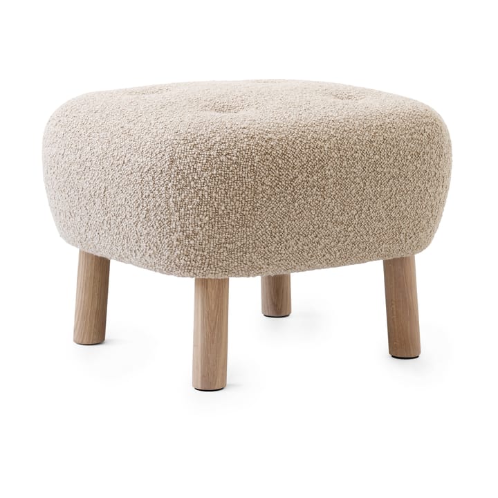 Little Petra ATD1 footstool - Karakorum 003-白色 oiled 自然木色 - &Tradition