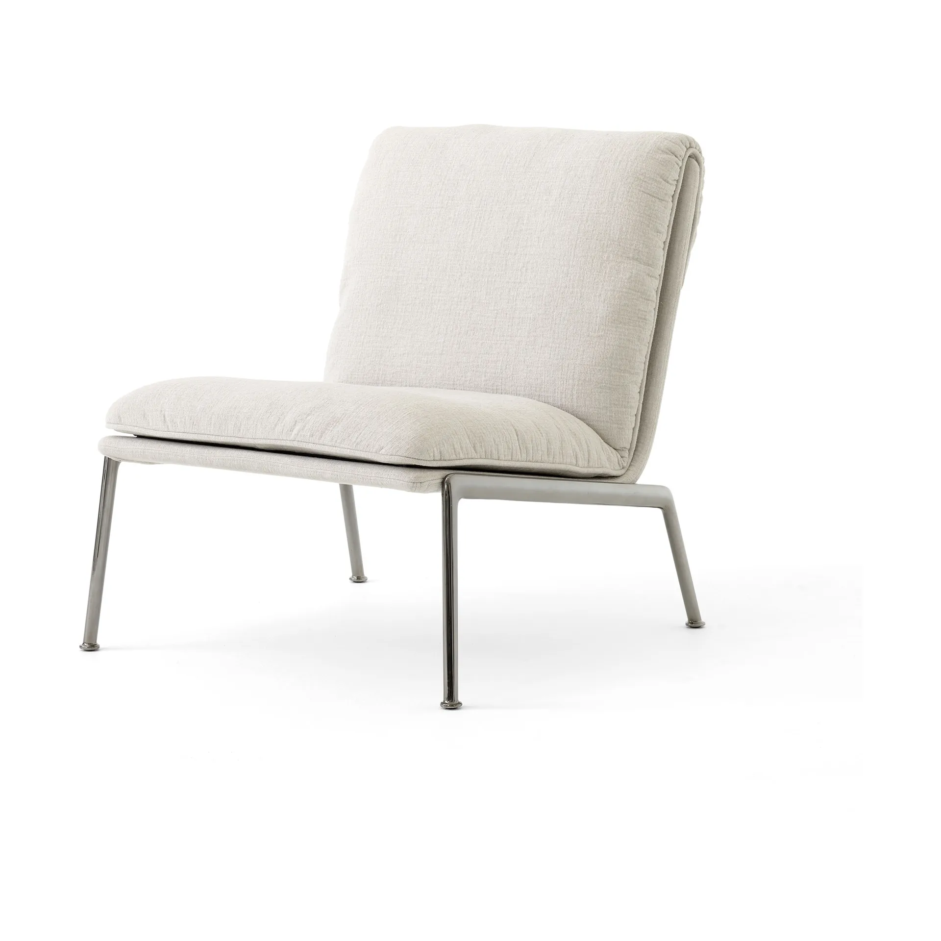 Muno LN18 lounge 椅子, Dark 镀铬色-Cifrado 0221 &Tradition