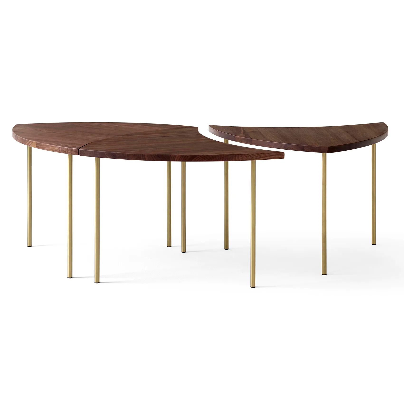 Pinwheel 实木拼接小边桌/小茶几 HM7, 胡桃木 &Tradition