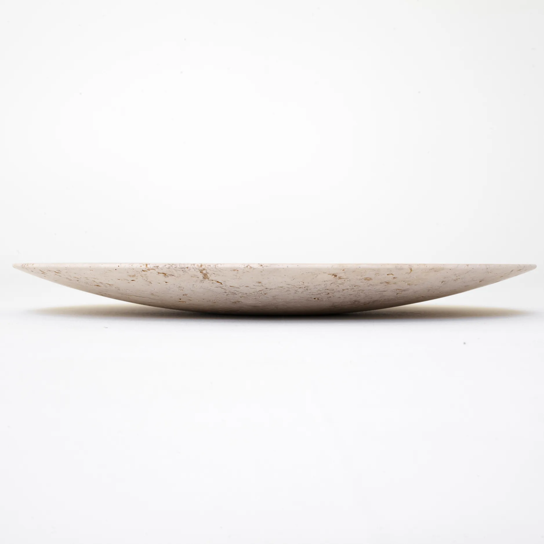 Travertine 石灰华置物盘/水果盘/餐盘 SC55, 直径 50 cm &Tradition