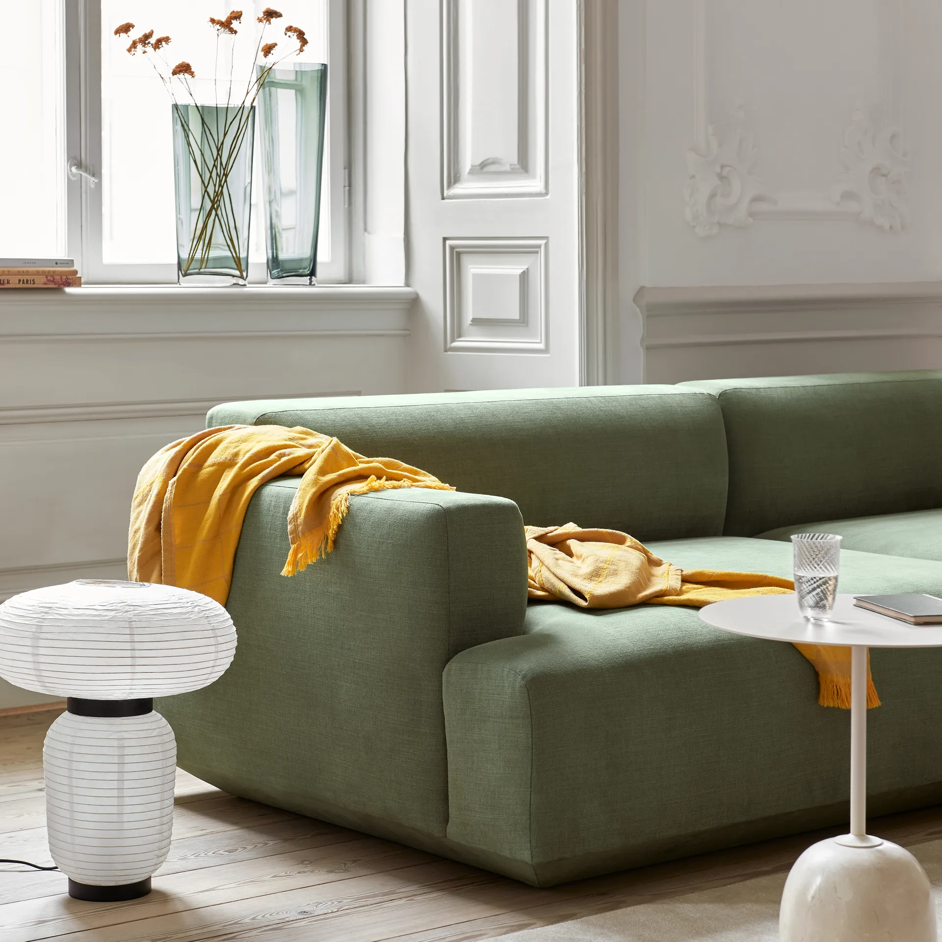 Untitled AP10 毯子/沙发毯/薄毯  150x210 cm, 沙漠黄 &Tradition