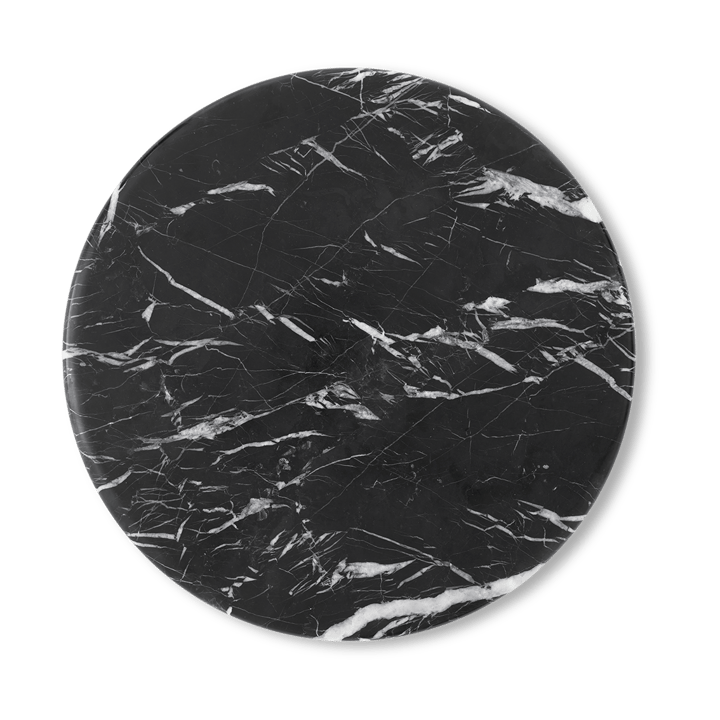 Wire 凳子 VP11 tabletop Ø38 cm - 大理石色 Nero Marquina - &Tradition