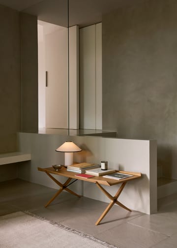 X HM13 咖啡桌 61x120 cm - 漆橡木-核桃色 inserts - &Tradition