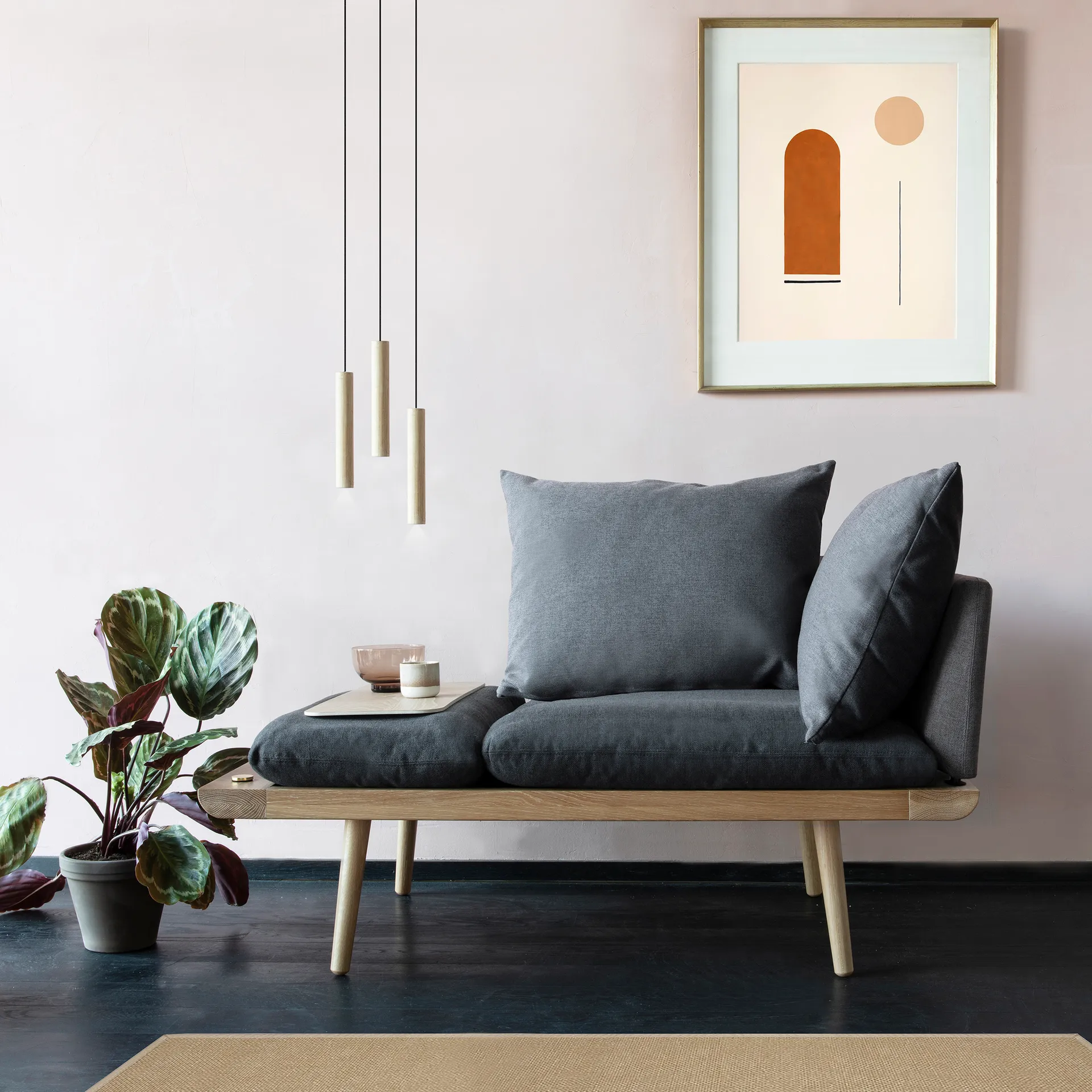 3 Chimes 灯, oak Umage