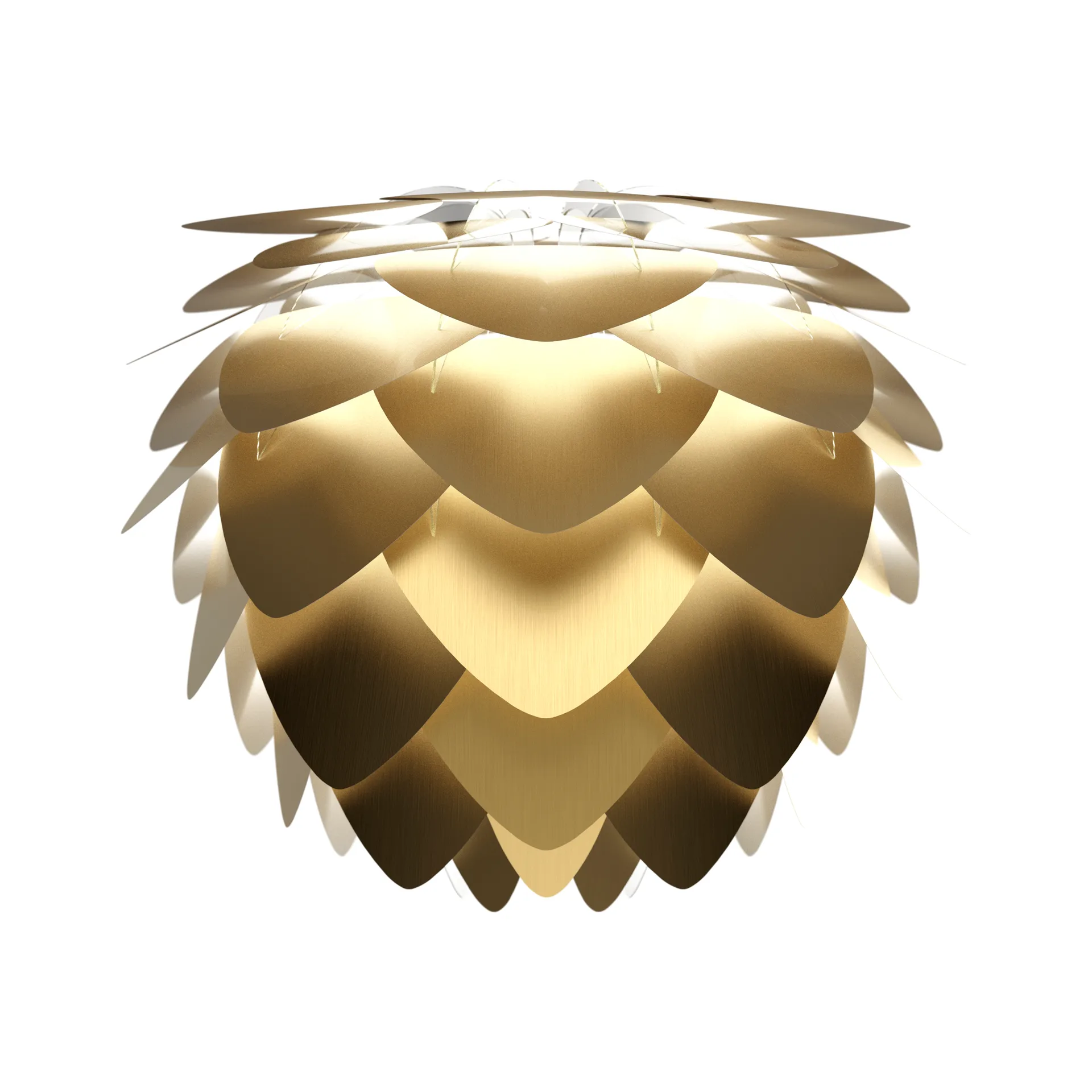 Aluvia 灯 brushed brass, 40 cm Umage