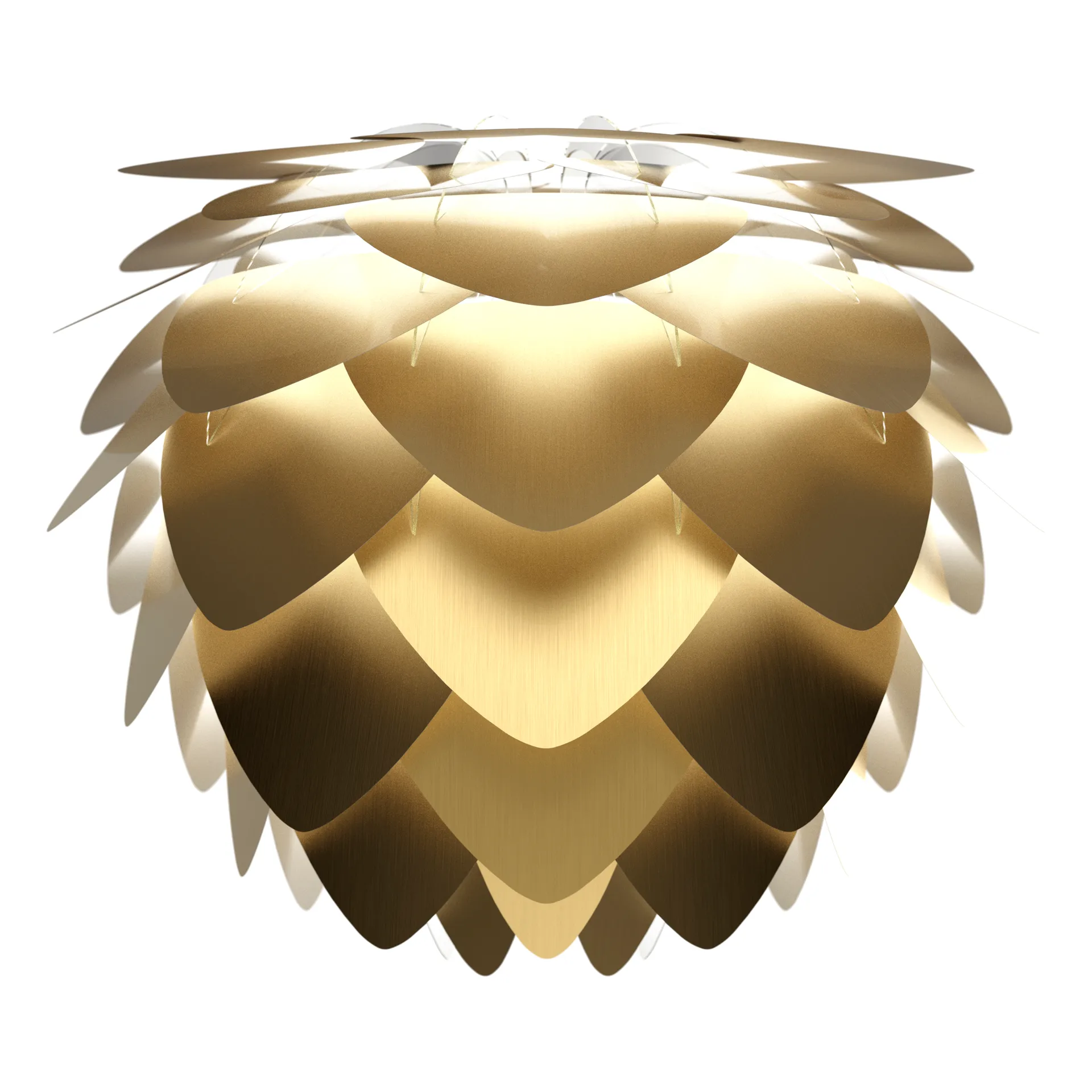 Aluvia 灯 brushed brass, 59 cm Umage