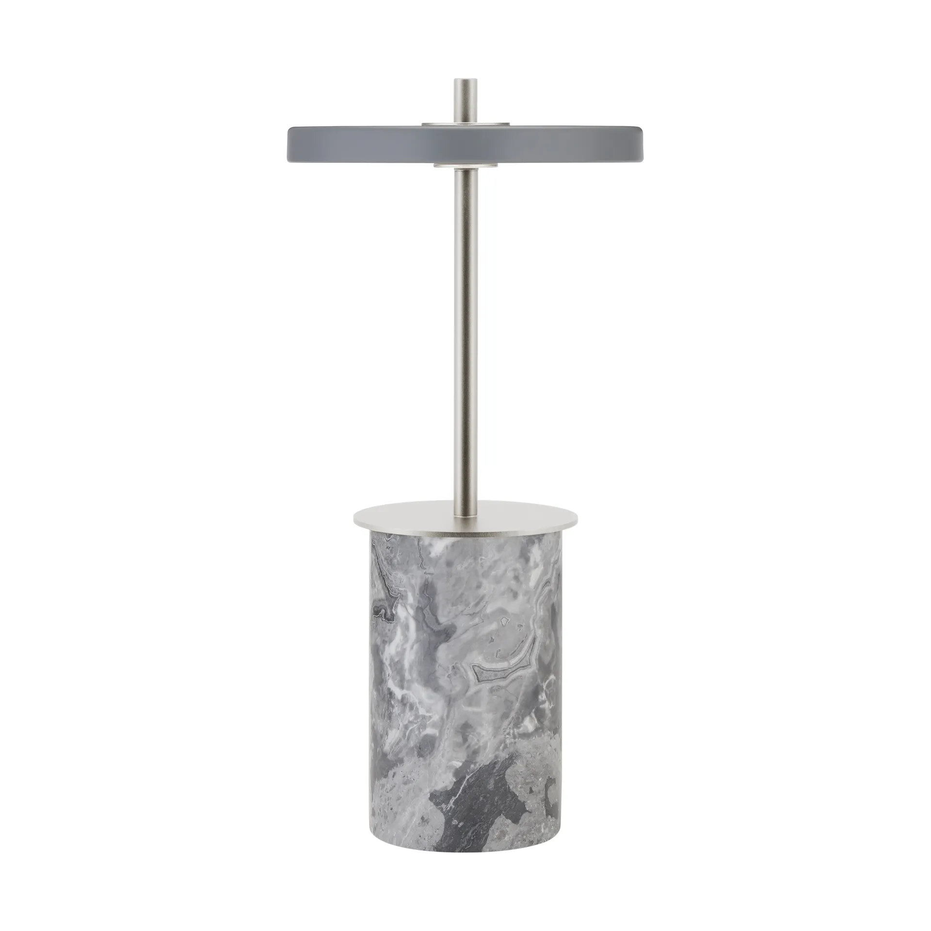 Asteria Move Mini 台灯 Ø12x25,5 cm, 灰色 大理石色-steel Umage