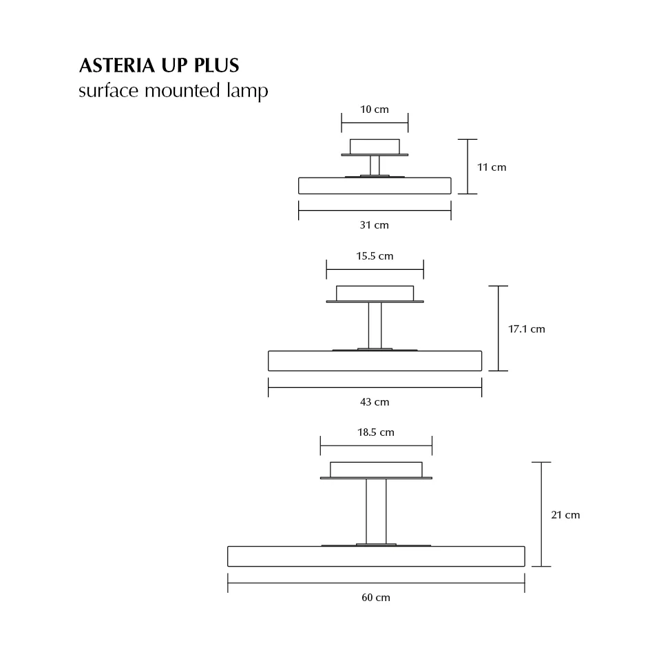Asteria Up plus mini, 深灰色 Umage