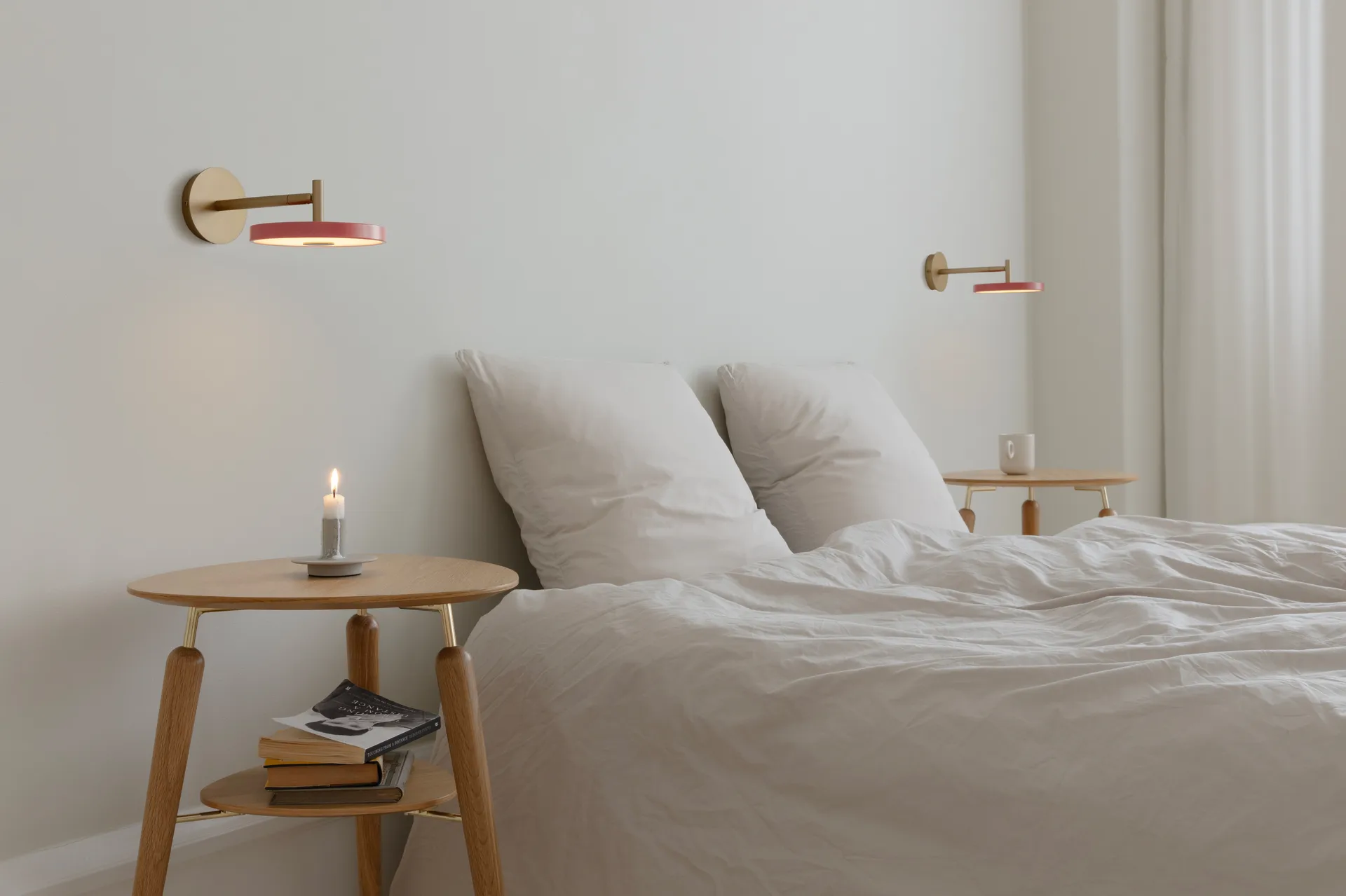 Asteria Wall short 壁灯, Nuance 玫瑰色 Umage