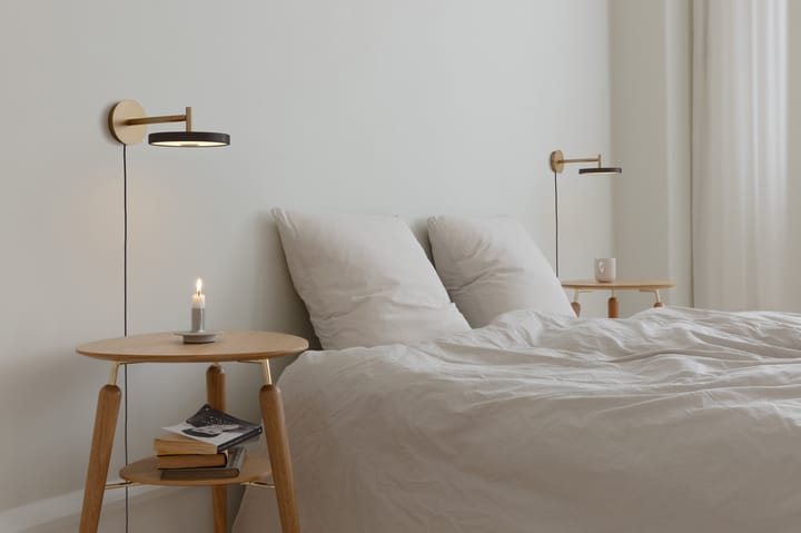 Asteria Wall short 壁灯, 黑色 Umage