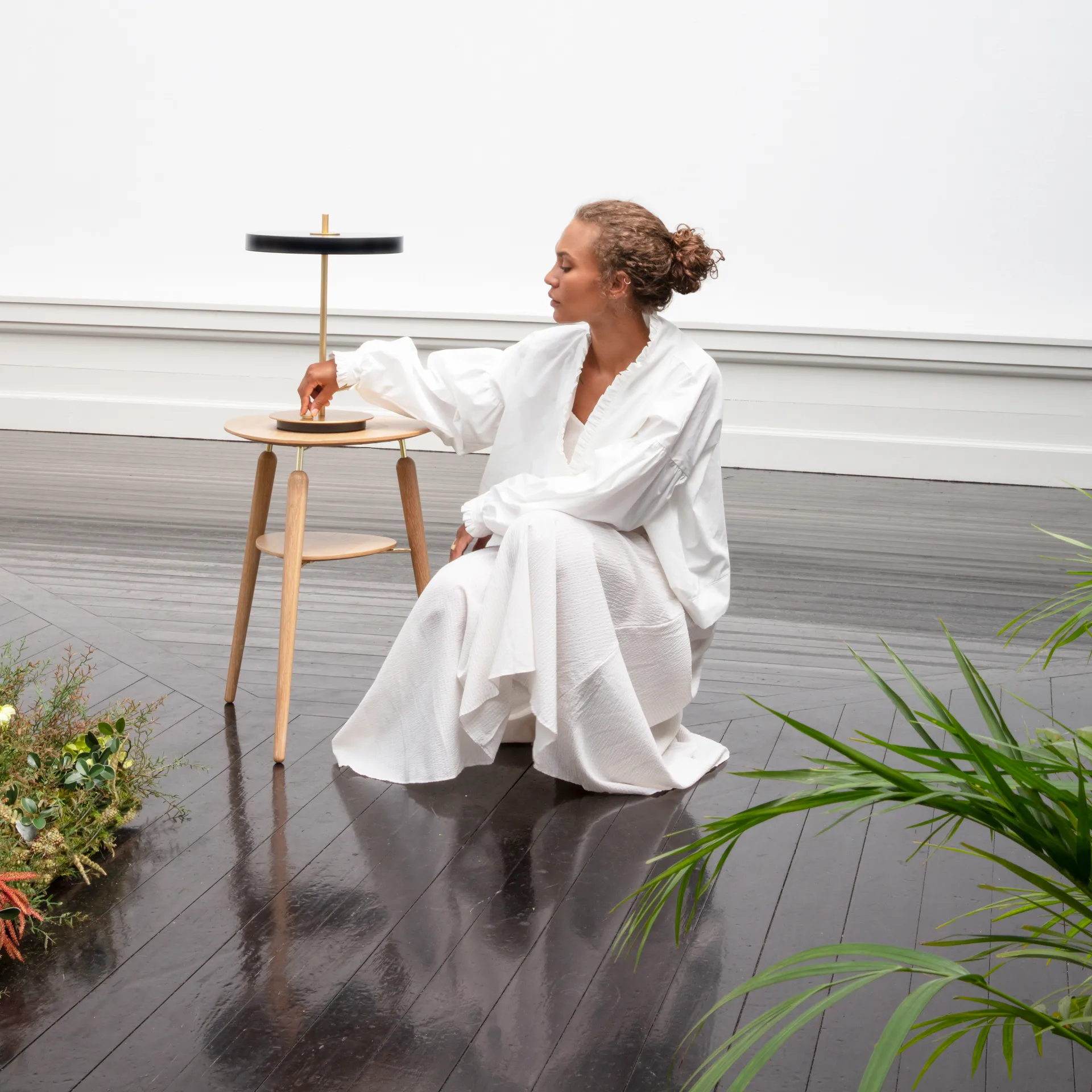 Asteria 台灯, 黑色 Umage