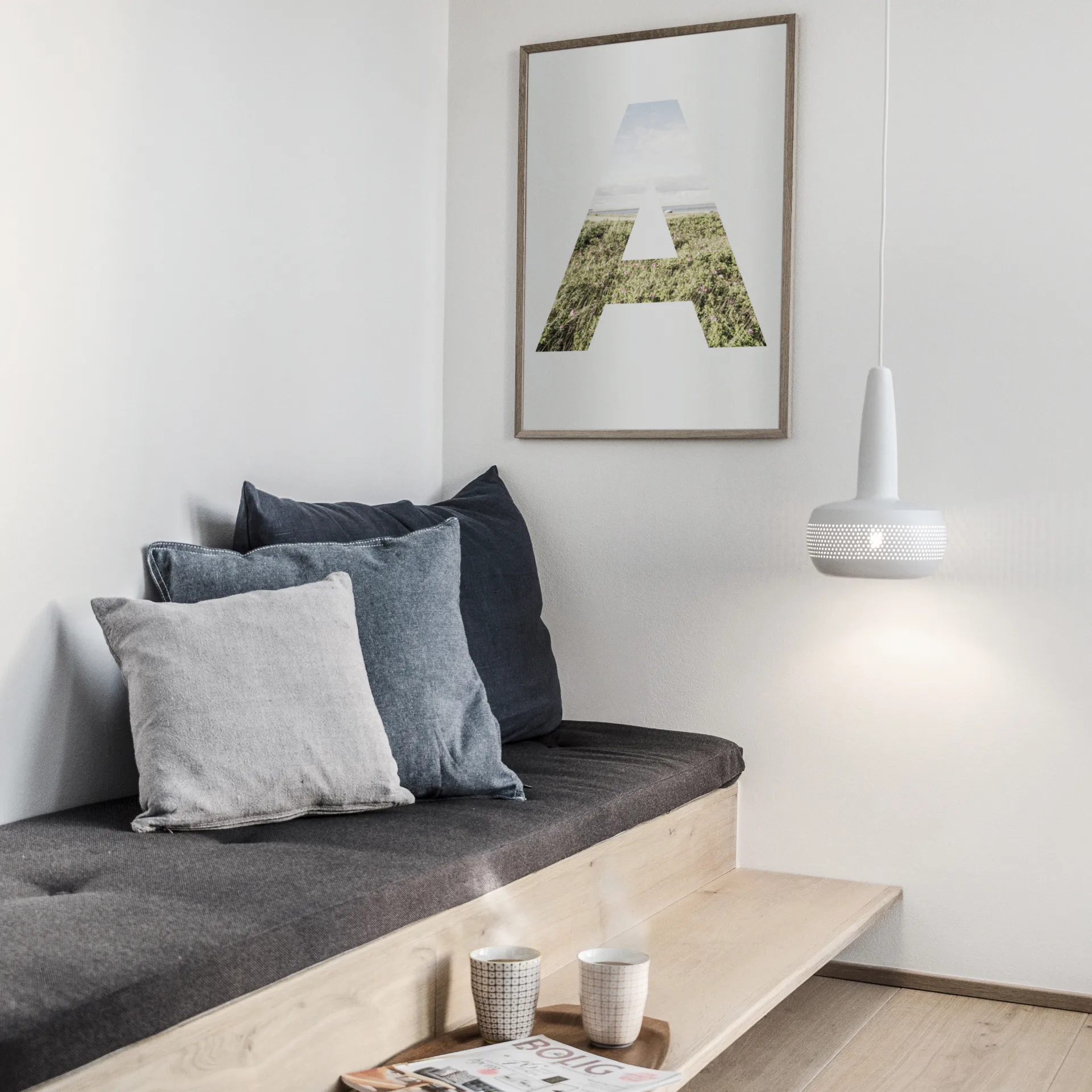 Clava ceiling 灯 Ø21.5 cm, matte 白色 Umage