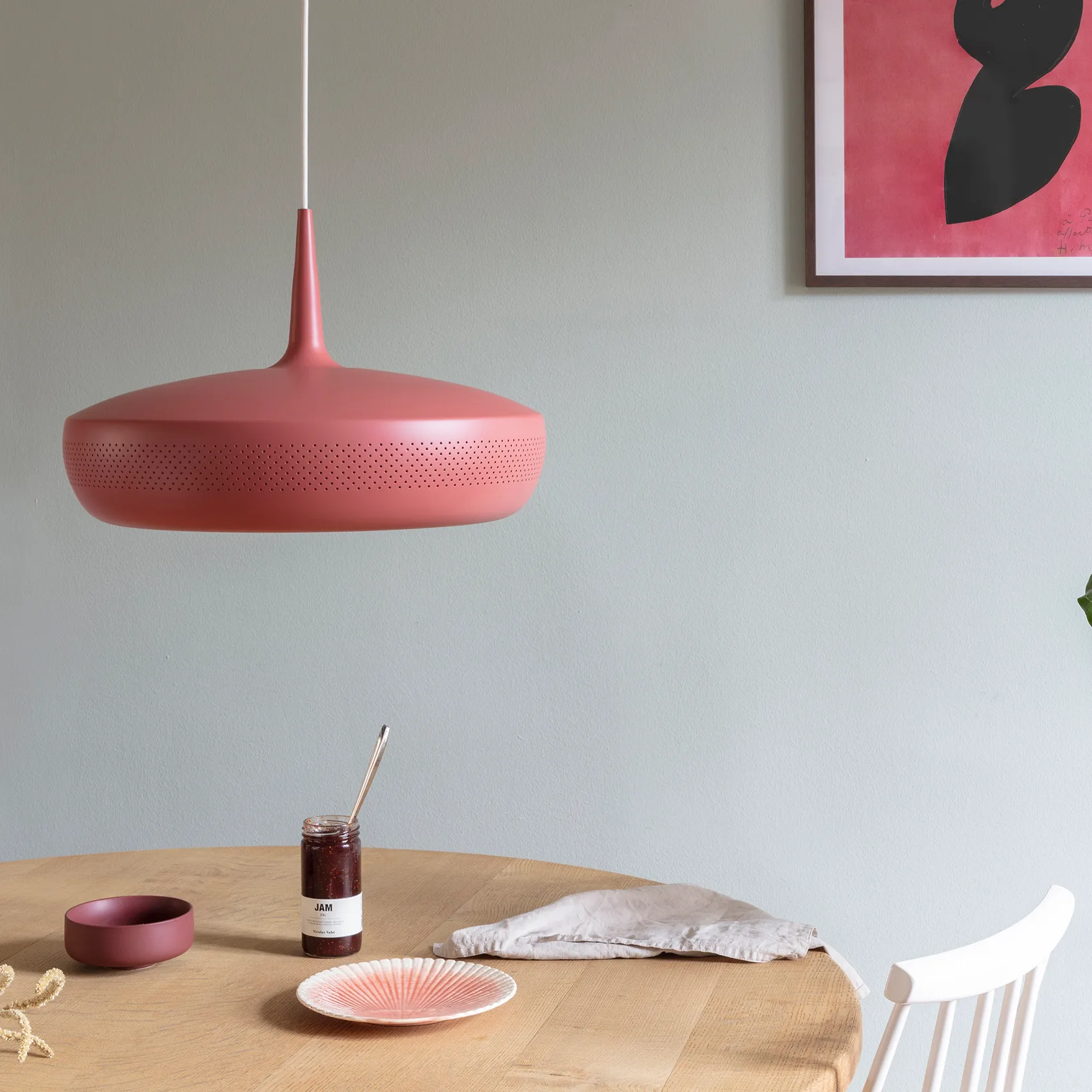 Clava Dine 吊灯/吸顶灯 Ø43cm, 红土色 Umage