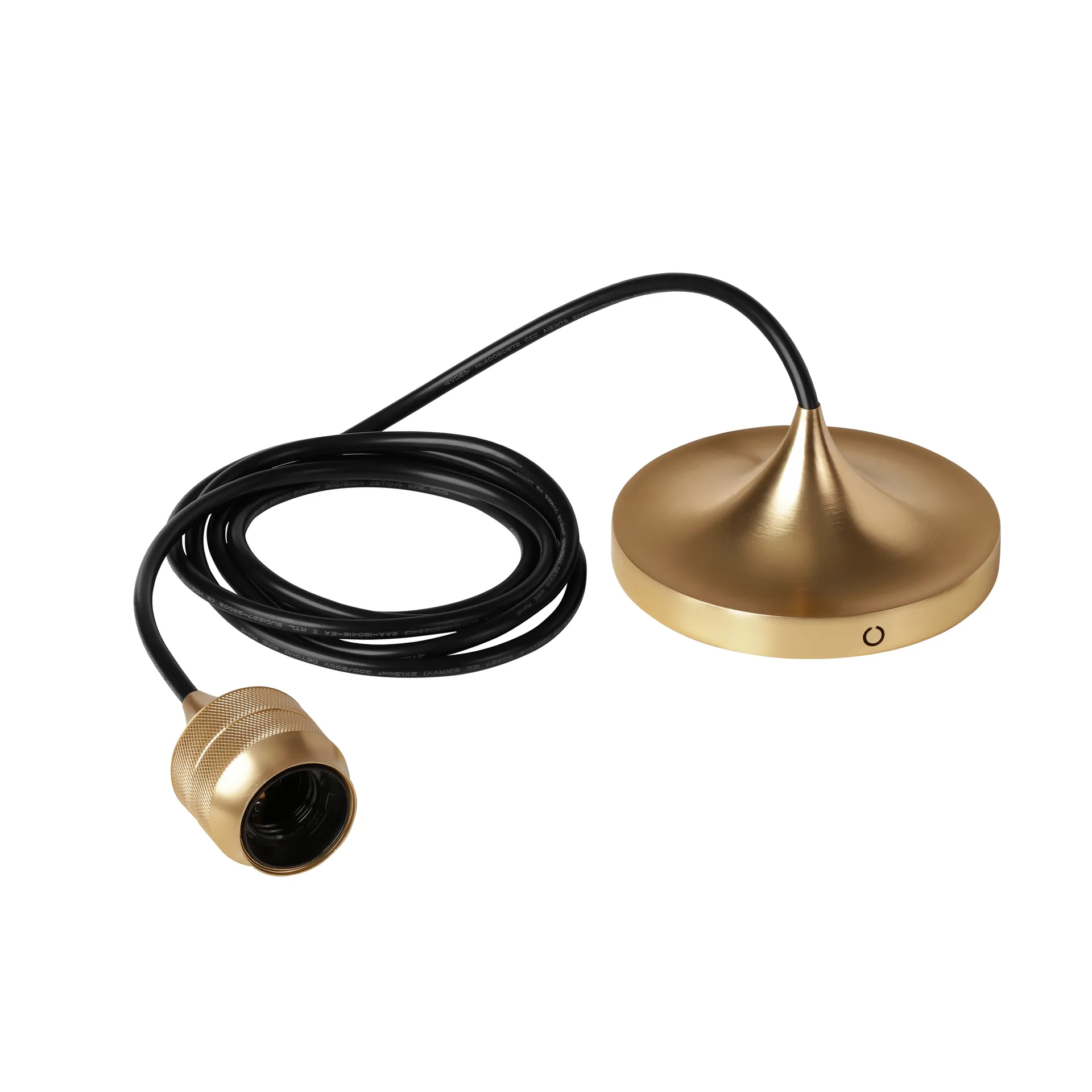 Cord Set Pro 专业悬挂灯具线缆组, 拉丝黄铜色 Umage