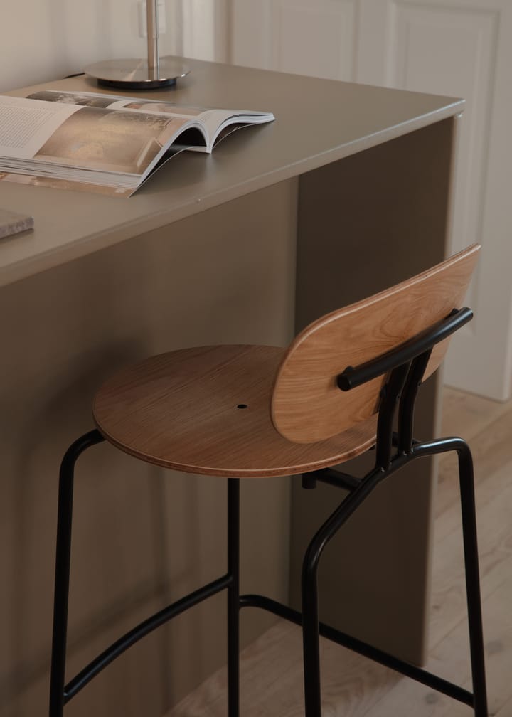 Curious bar 凳子 75 cm, 自然木色-黑色 Umage