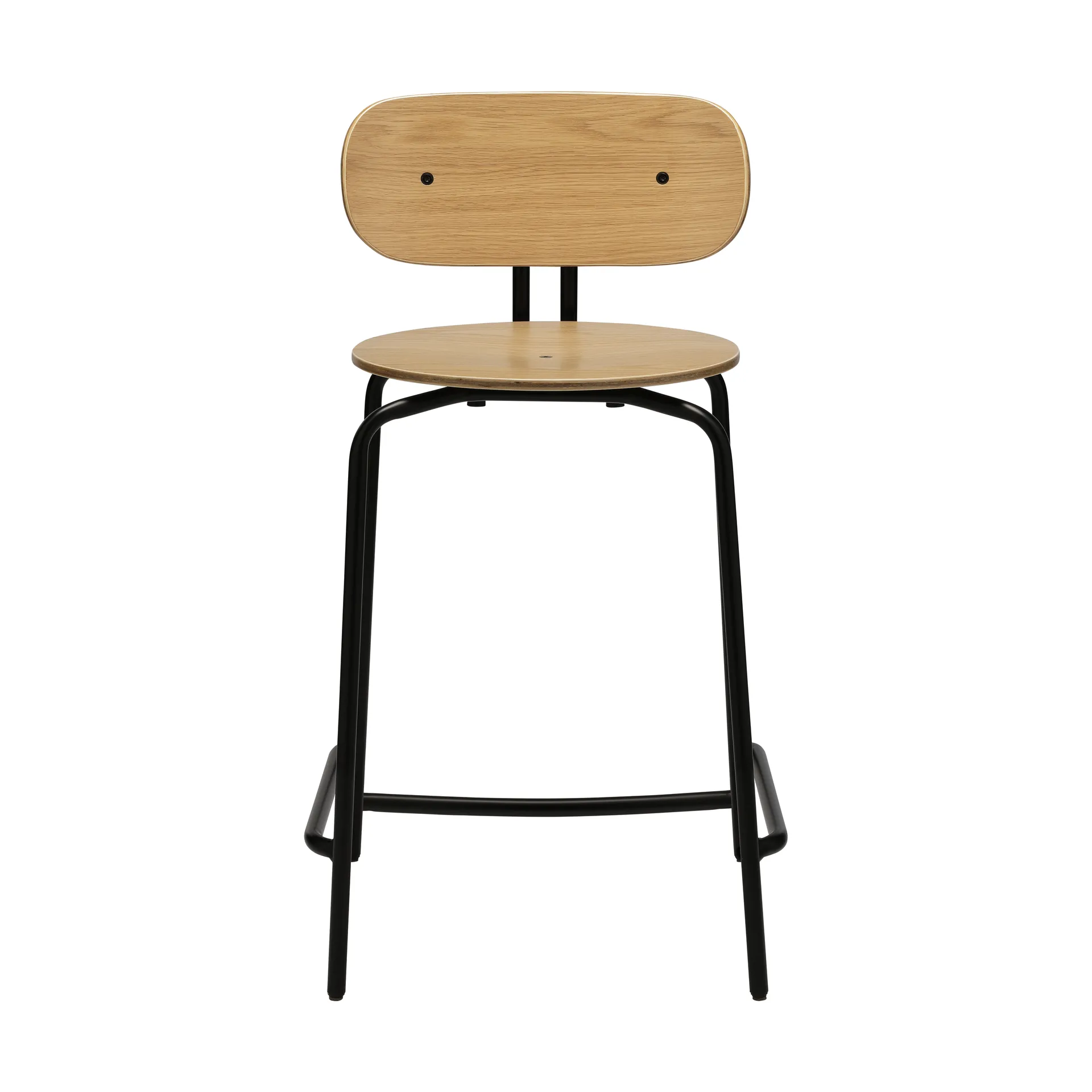 Curious barstool 65 cm, 自然木色-黑色 Umage