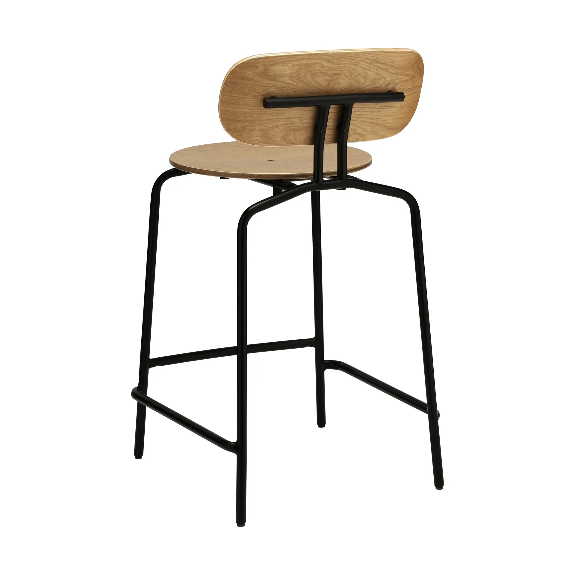 Curious barstool 65 cm, 自然木色-黑色 Umage