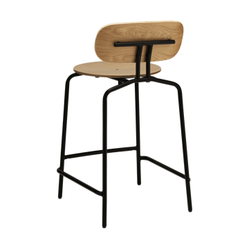 Curious barstool 65 cm - 自然木色-黑色 - Umage