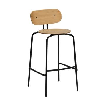 Curious 好奇系列吧台 stool 75cm - 橡木配黑色 - Umage