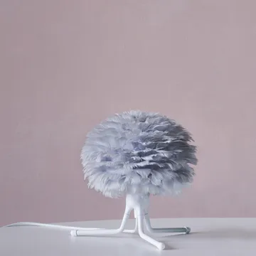Eos 羽毛灯罩 灰色 - 微型 直径22cm - Umage