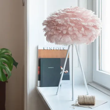 Eos 羽毛台灯 浅粉色 - 迷你型 直径35cm - Umage