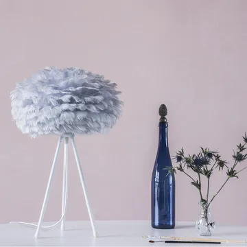 Eos 羽毛灯罩 灰色 - 迷你型 直径35cm - Umage
