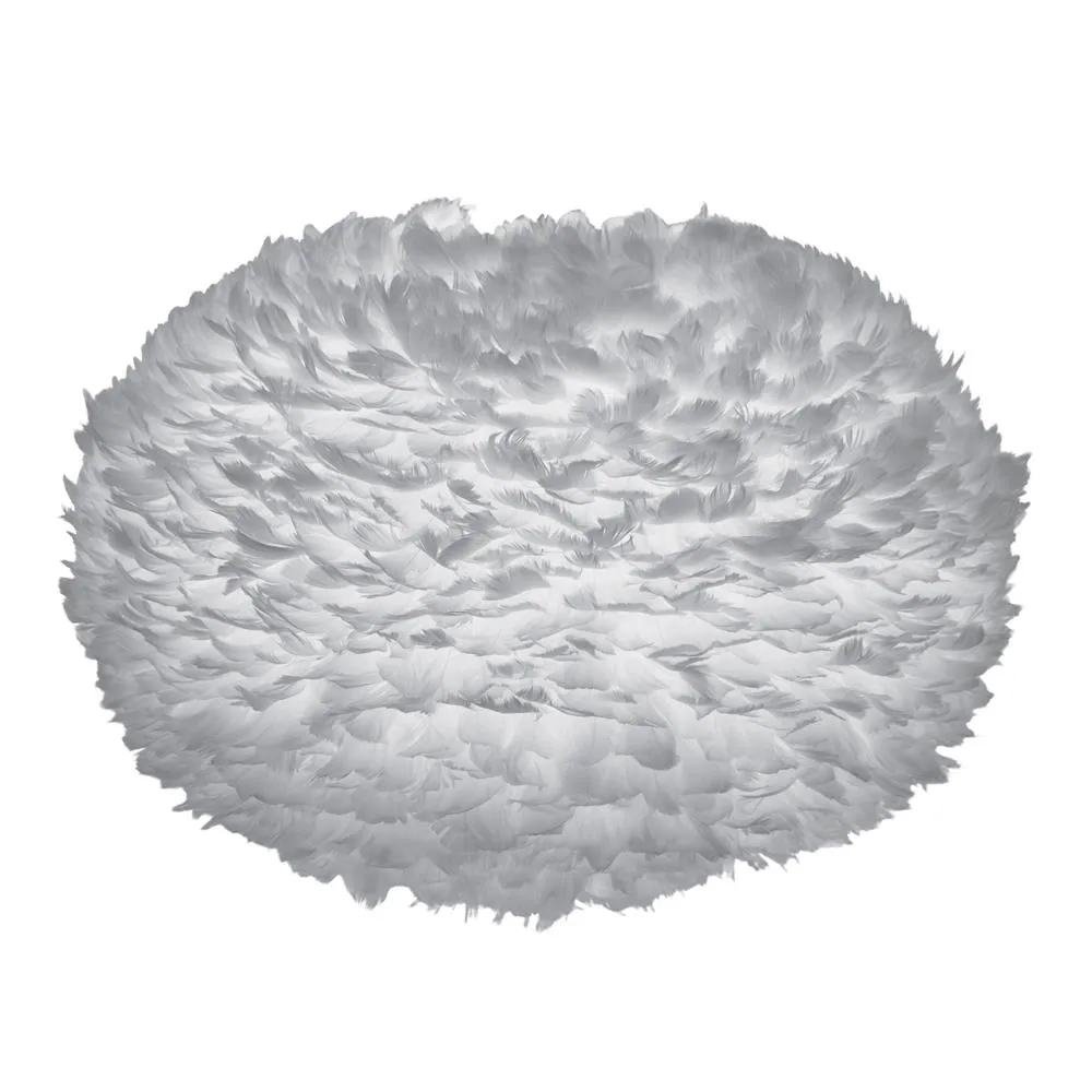 Eos 羽毛灯罩 灰色, 特大号 直径75cm Umage