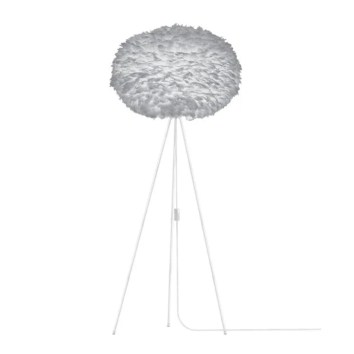 Eos 羽毛灯罩 灰色, 特大号 直径75cm Umage