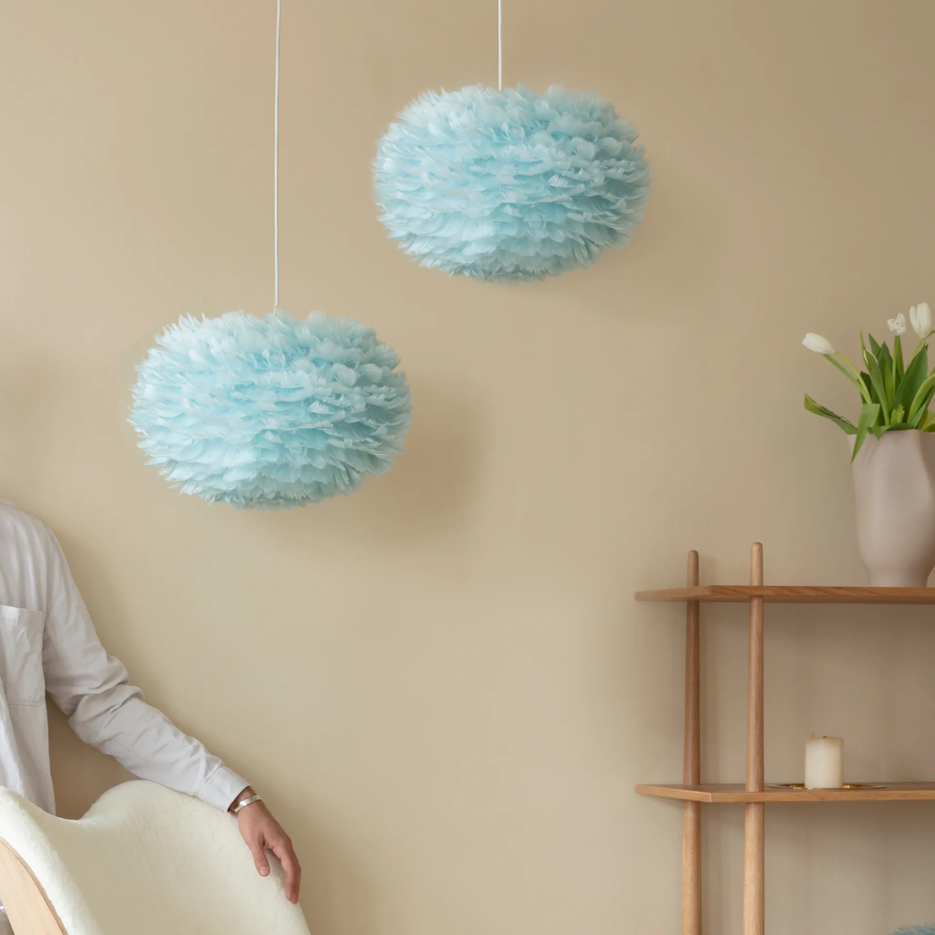 Eos 灯 lightblue, Medium, 45cm Umage