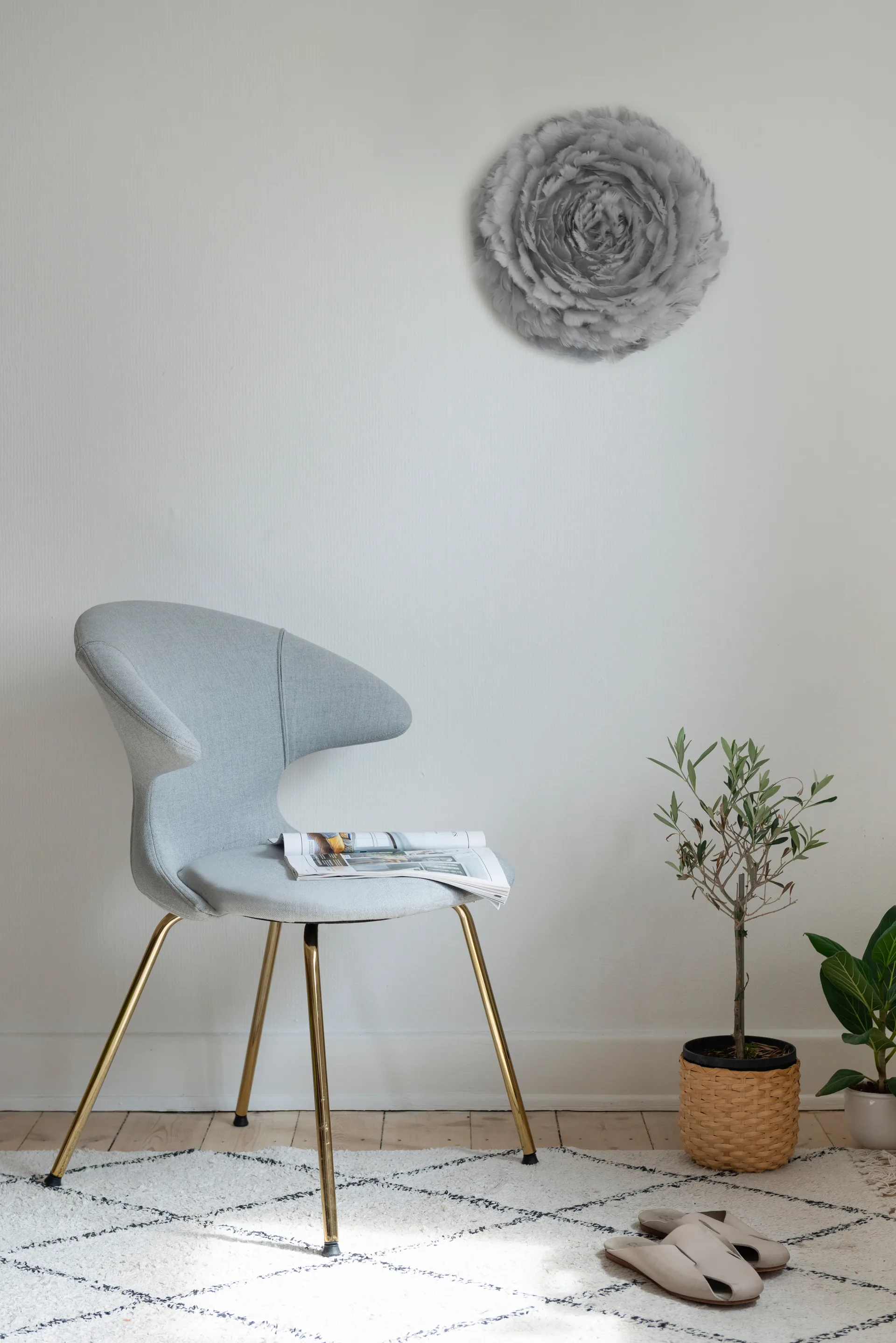 Eos Up ceiling 灯 grey, 45cm Umage