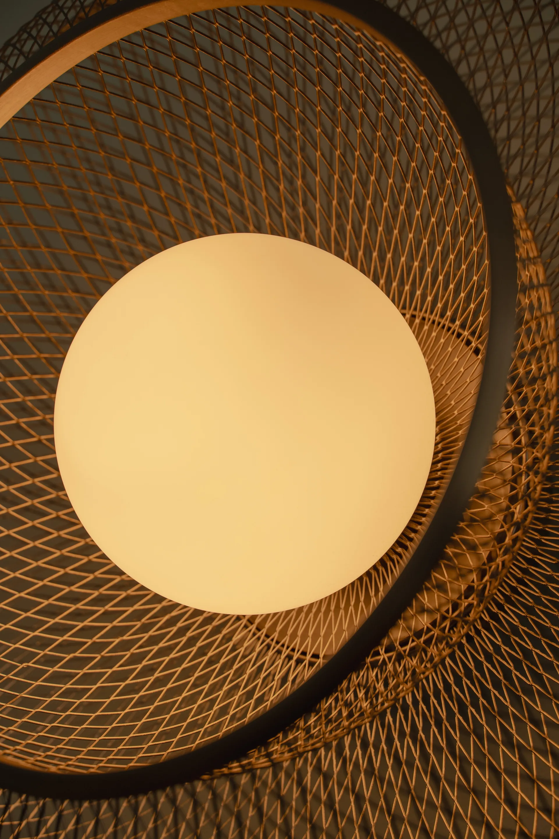 Faraday Up 中 天花板灯, Steel Umage