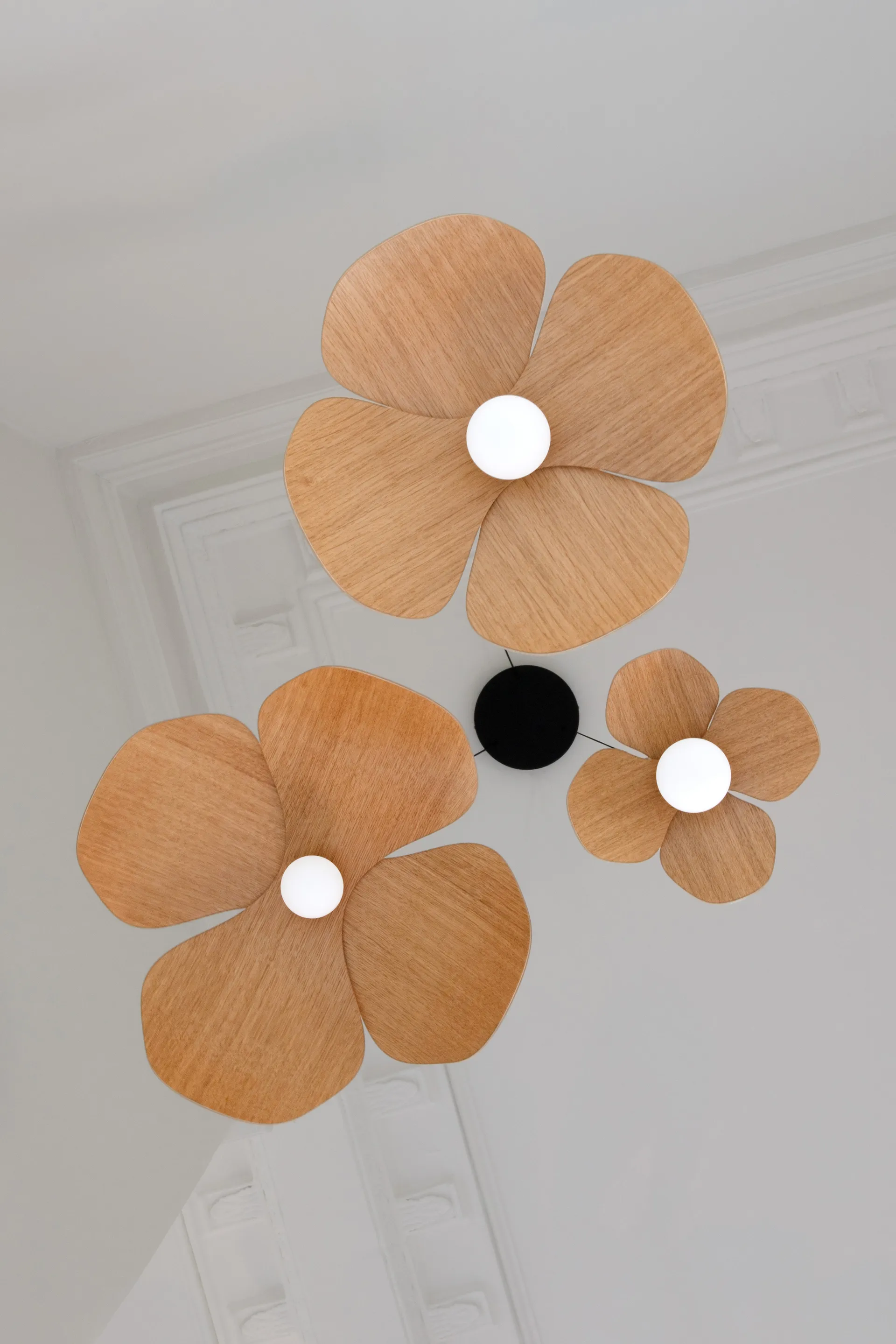 Forget Me Not 吊灯 中, 自然木色-cluster 3 Umage